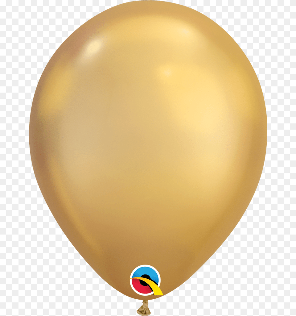 Chrome Gold Qualatex 11quot Latex Balloon Ballon Gold Free Png Download