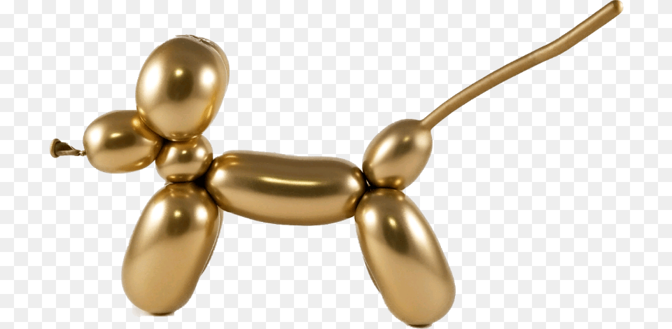 Chrome Gold Real Latex Balloon Dog Nopoppy Balloons, Accessories, Appliance, Ceiling Fan, Device Free Png