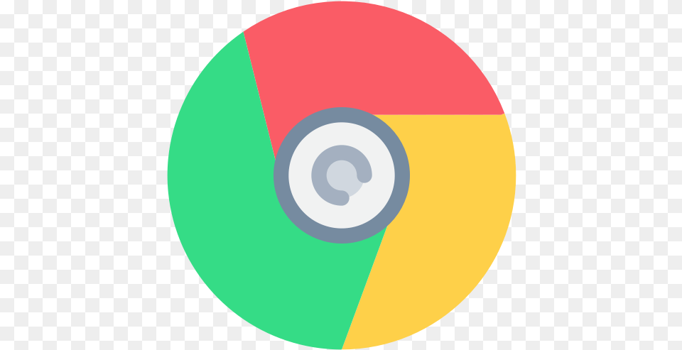 Chrome Google Logo Media Social Icon Icona Chrome, Disk, Dvd Free Png Download