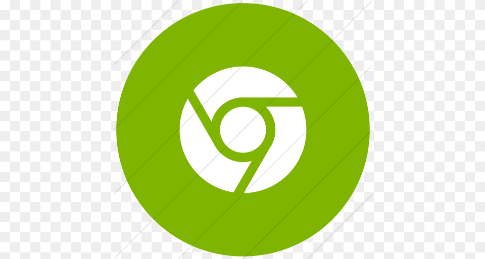 Chrome Icon Flat Icons Library Logo Green Chrome Icon, Symbol, Disk Free Png Download