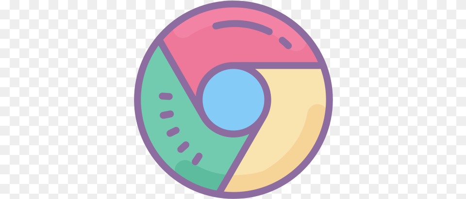 Chrome Icon Icono De Google Chrome Aesthetic, Disk Free Png Download