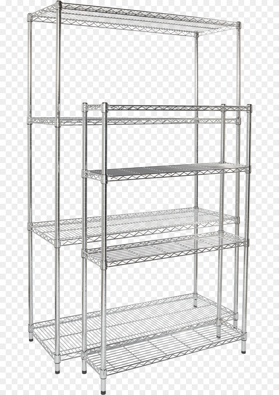 Chrome Ip Shelving 4 Tier Units Shelf, Crib, Furniture, Infant Bed, Stand Png Image