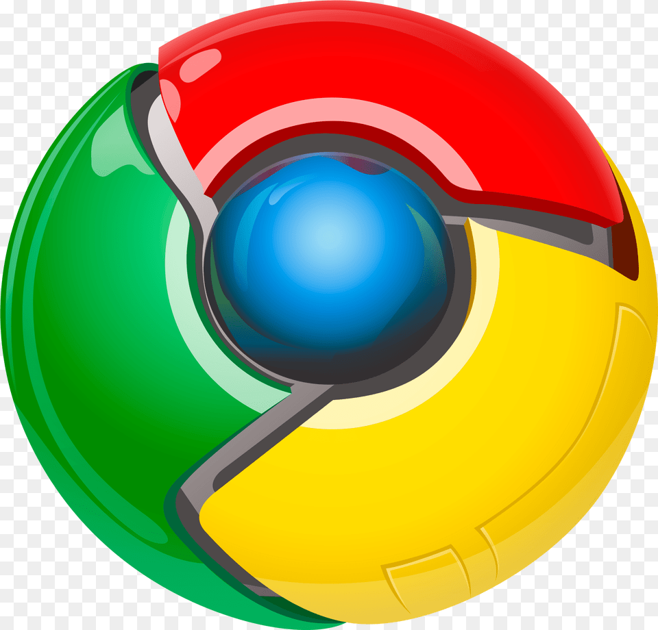 Chrome Logo Original Google Chrome Logo, Sphere, Ball, Football, Soccer Free Transparent Png