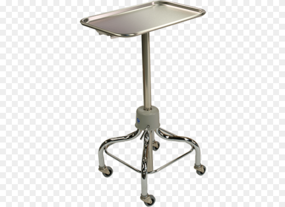 Chrome Medical Tray Unit Medical Tray, Furniture, Table Free Png Download
