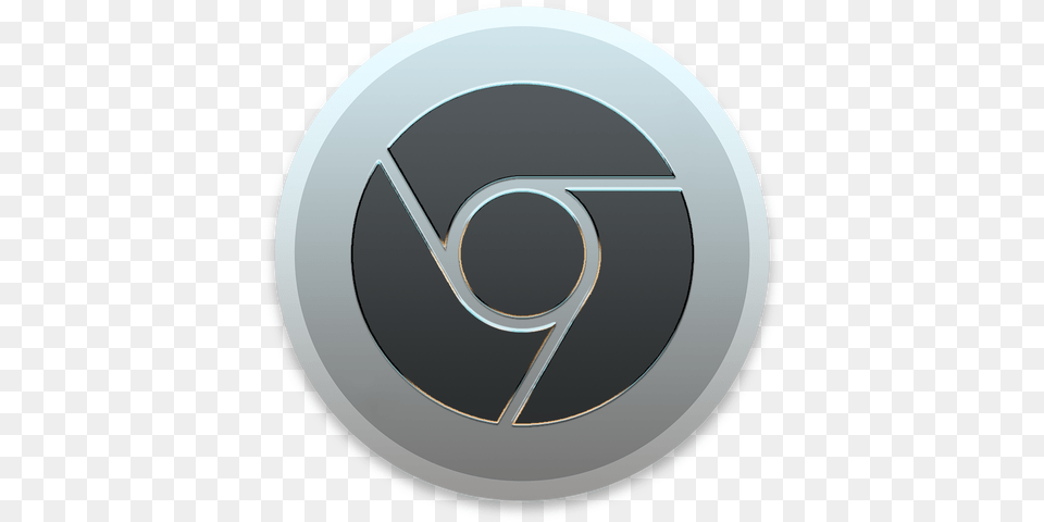 Chrome Metal Transparent U0026 Clipart Ywd Black Google Chrome Icon, Disk Png Image