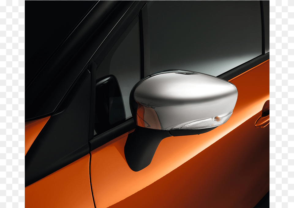 Chrome Mirror Caps, Car, Transportation, Vehicle, Car - Exterior Png Image