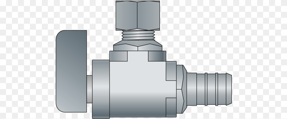 Chrome Plated Angle Ball Valve Nipple Png Image