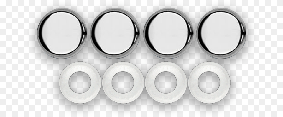 Chrome Screw Caps Circle Png Image