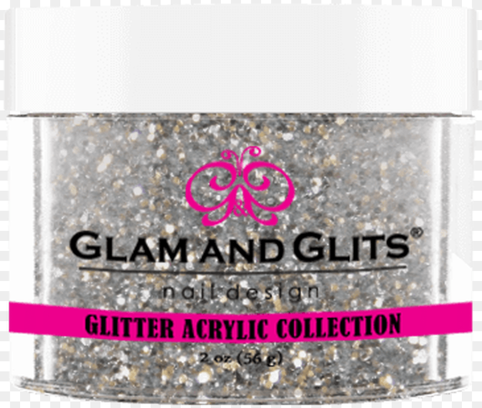 Chrome Silver Glam And Glits Acrylic Powder, Glitter, Cosmetics Png Image