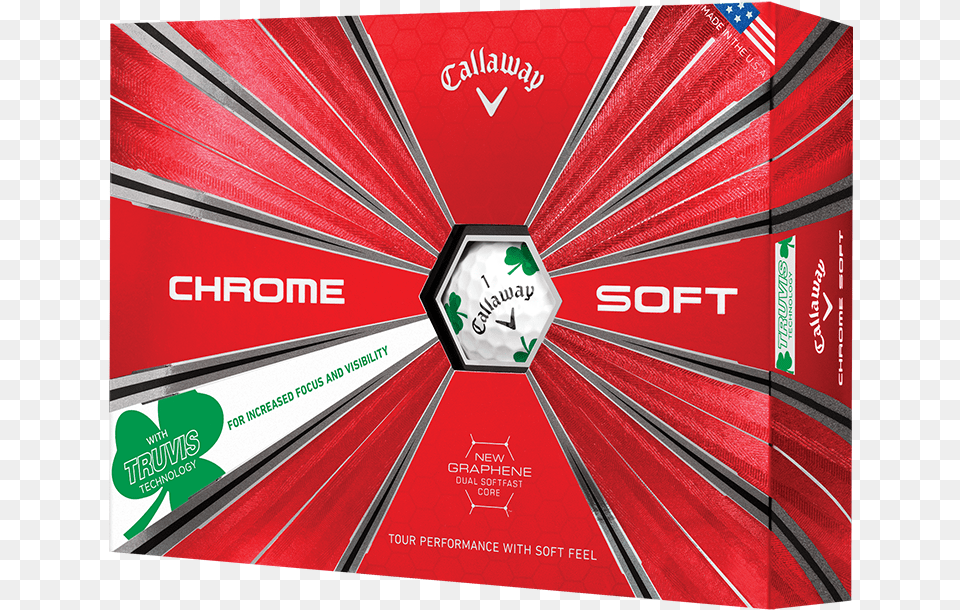 Chrome Soft Shamrock Truvis Golf Balls Callaway Chrome Soft Golf Balls Shamrock, Advertisement, Poster, Car, Transportation Free Transparent Png