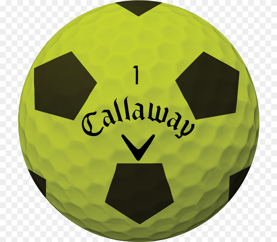 Chrome Soft Truvis Yellow Golf Balls Technology Item Callaway Chrome Soft X Truvis, Ball, Football, Soccer, Soccer Ball Free Png