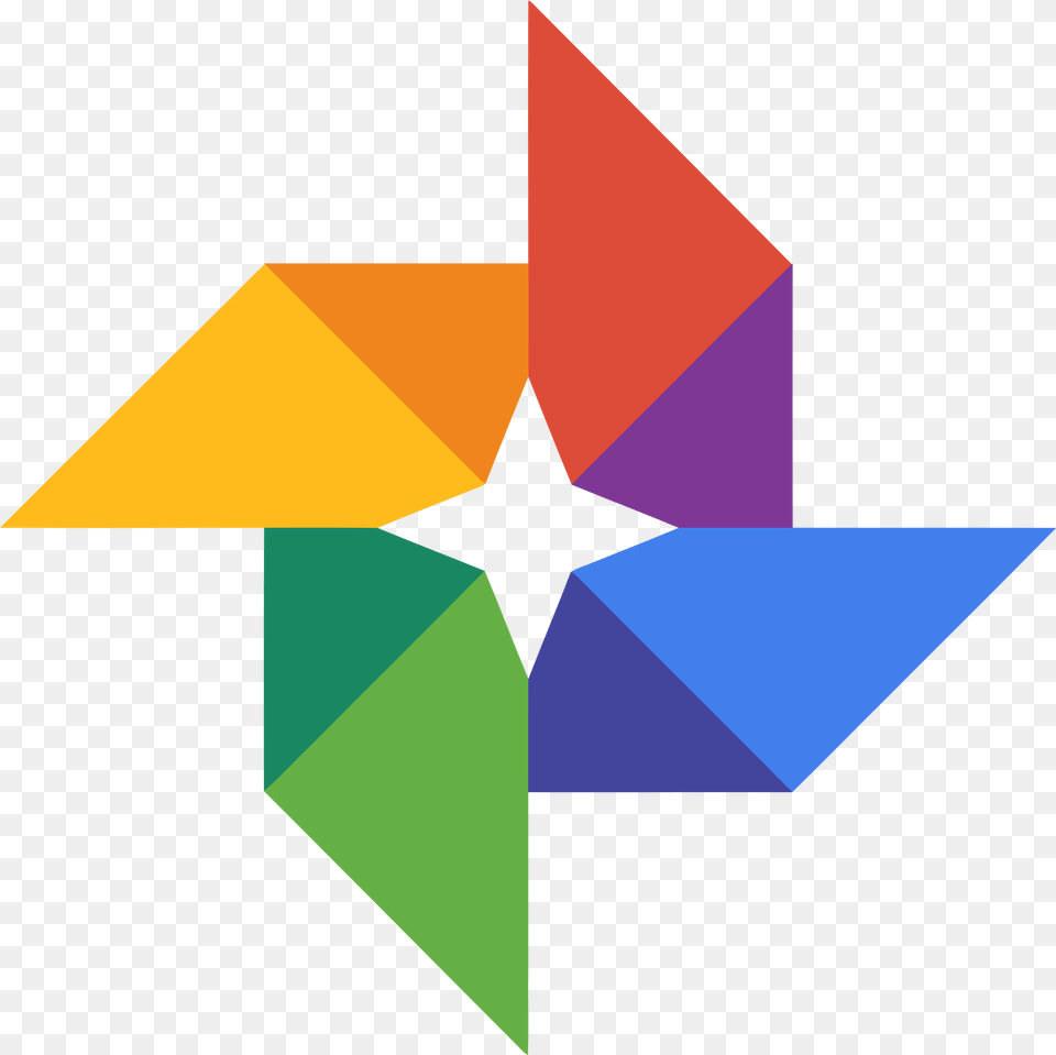 Chrome U2013 Logos Google Photos Logo, Star Symbol, Symbol, Art, Paper Free Png