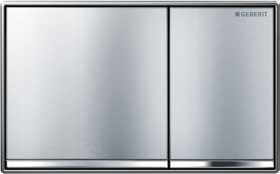 Chrome Width1170 Geberit 115 Omega60 Dual Flush Plate, Device, White Board, Appliance, Electrical Device Free Png