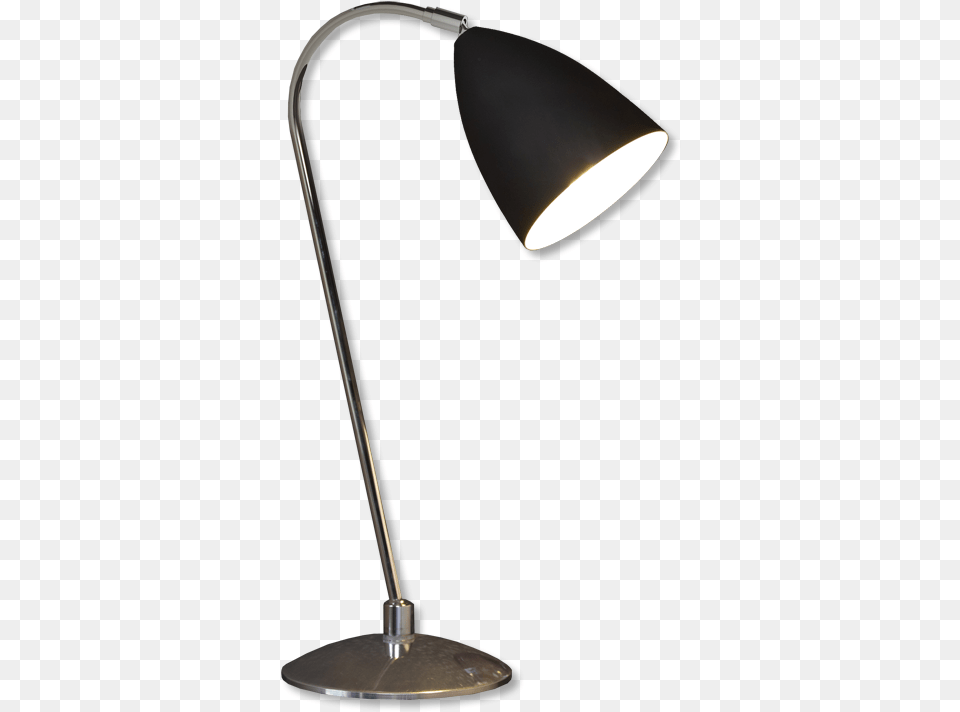 Chrome With Black Shade 60w E27 Double Insulated Desk Light Desk Lamp, Lampshade, Table Lamp Free Transparent Png