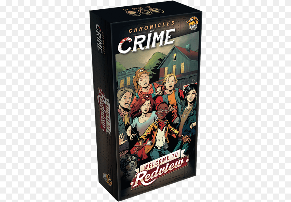 Chronicles Of Crime Welcome To Redview, Book, Publication, Comics, Person Free Transparent Png