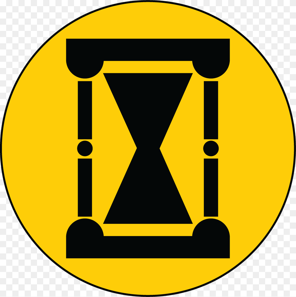 Chrono Cops Emblem Logo, Hourglass Free Transparent Png