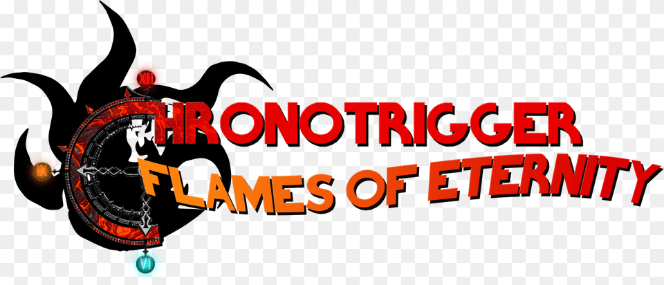 Chrono Trigger Flames Of Eternity Clear Logo Graphic Design Png