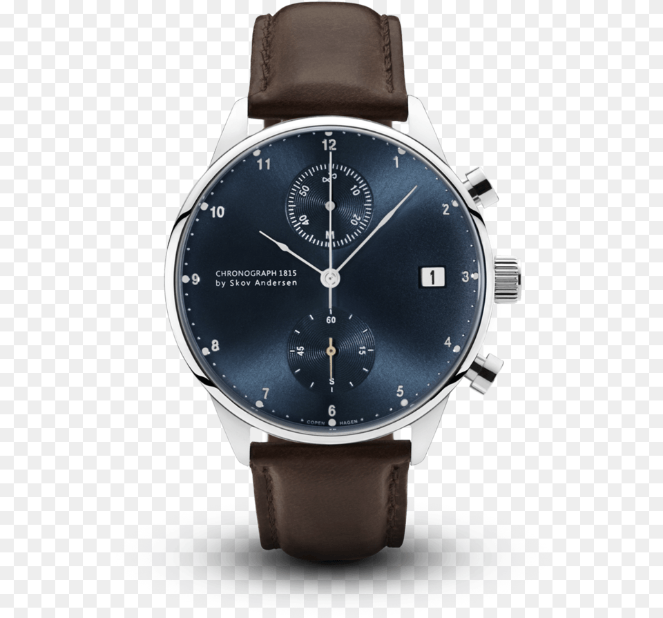 Chronograph Steel Blue Sunray 1815 Chronograph About Vintage, Arm, Body Part, Person, Wristwatch Free Transparent Png