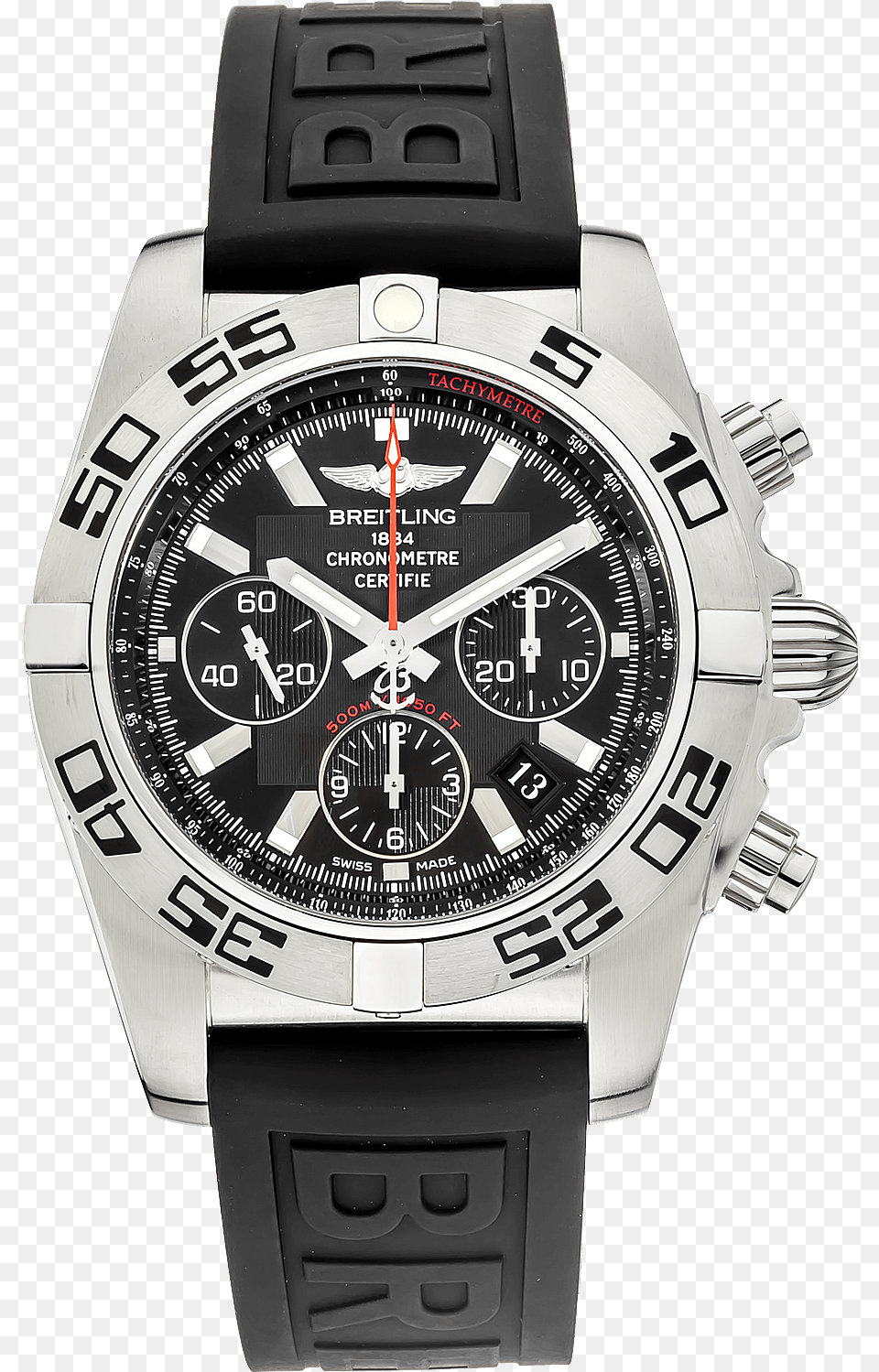 Chronomat 44 Flying Fish Stainless Steel Automatic Breitling Flying Fish, Arm, Body Part, Person, Wristwatch Png
