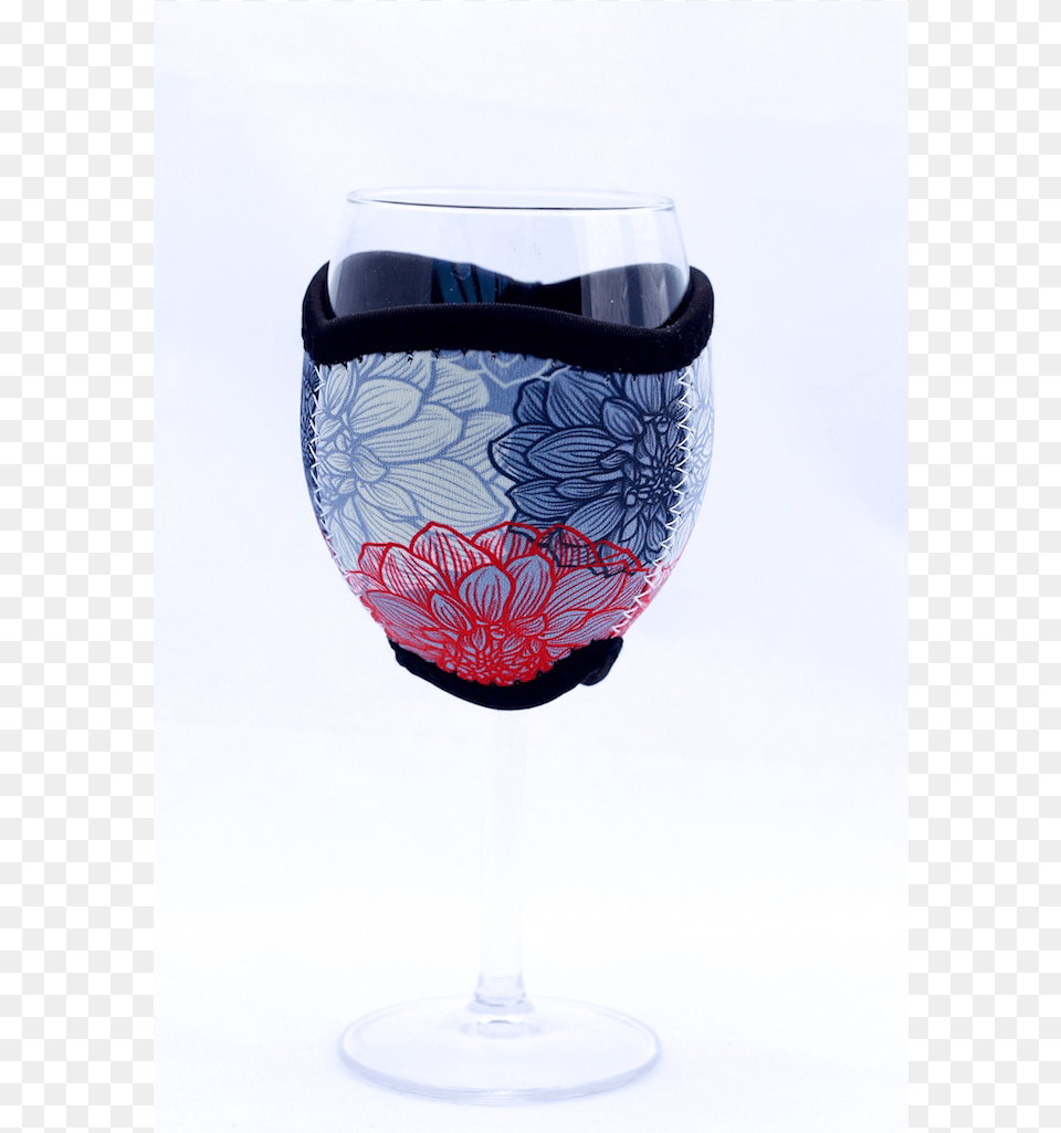 Chrysandtheum Wine Glass Cooler Champagne Stemware, Goblet, Alcohol, Beverage, Liquor Png Image
