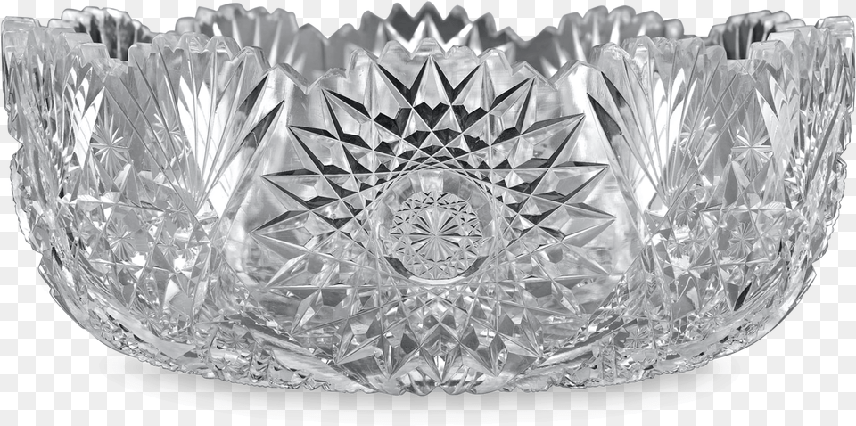 Chrysanthemum Cut Glass Bowl By Hawkes Cut Glass Bowl, Accessories, Crystal, Diamond, Gemstone Free Png
