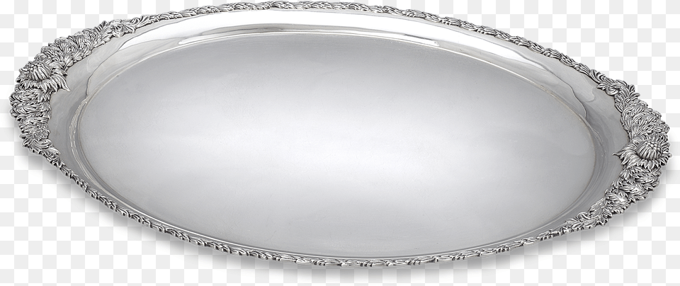 Chrysanthemum Sterling Silver Serving Tray By Tiffany, Plate, Food, Meal, Dish Png