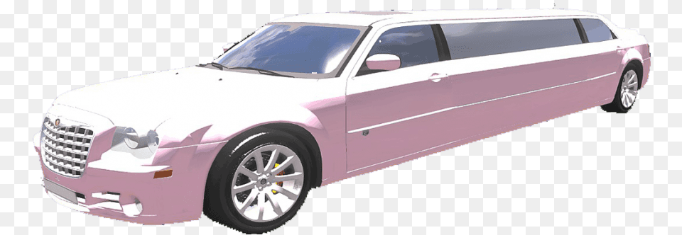Chrysler 300 Limo Babypink Limousine, Transportation, Vehicle, Car, Machine Free Png