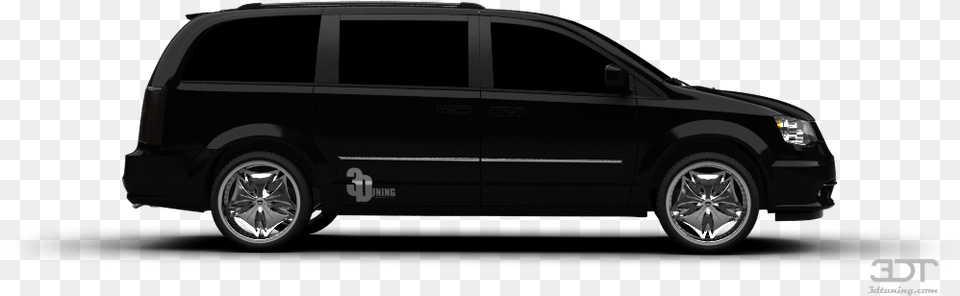 Chrysler Town And Country Minivan 2007 Tuning Chrysler Town And Country Black Rims, Machine, Spoke, Wheel, Alloy Wheel Free Png Download