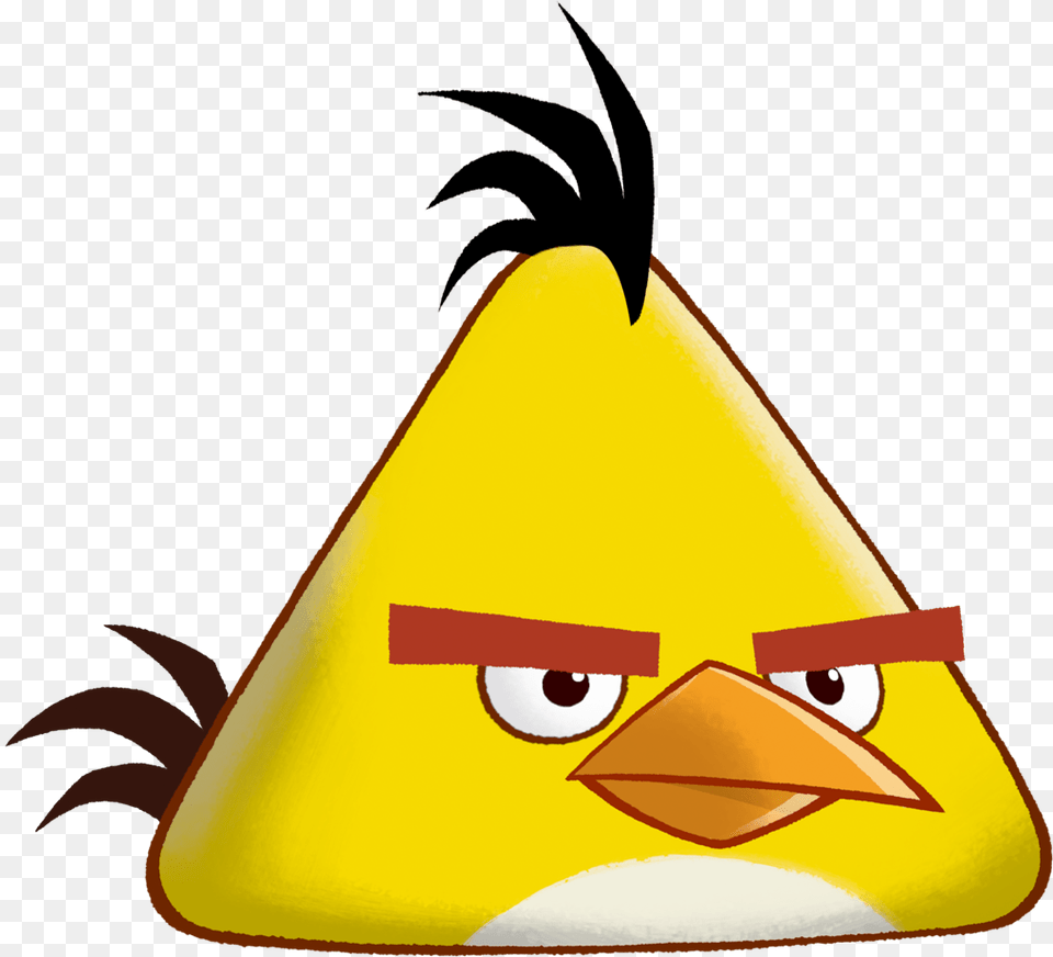 Chuck Angry Birds Toons, Clothing, Hat, Triangle, Animal Free Png