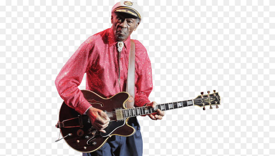 Chuck Berry Transparent Background, Guitar, Musical Instrument, Adult, Person Free Png