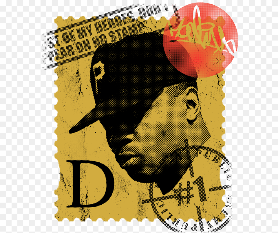 Chuck D Stamp Hip Hop Postal Stamp, Adult, Male, Man, Person Free Png Download