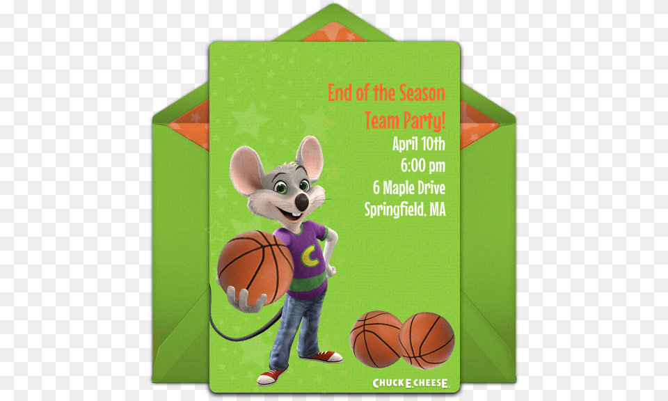 Chuck E Cheese Basketball For Sale, Advertisement, Poster, Ball, Basketball (ball) Png