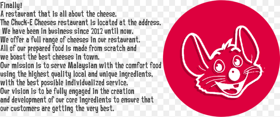 Chuck E Cheese Circle, Sticker, Logo Free Transparent Png