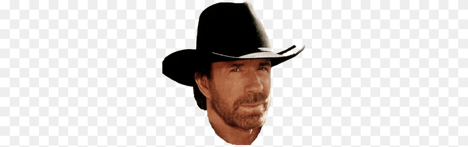 Chuck Norris, Clothing, Cowboy Hat, Hat, Adult Png Image