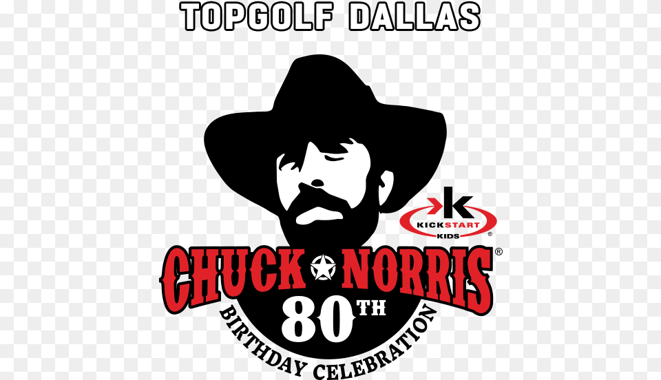 Chuck Norris 80th Birthday Celebration Chuck Norris 80th Birthday, Stencil, Advertisement, Poster, Baby Free Transparent Png