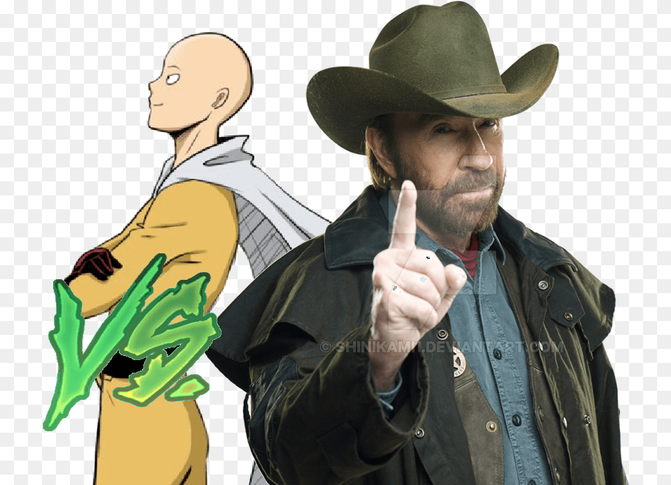 Chuck Norris Download Chuck Norris Cowboy, Clothing, Coat, Jacket, Hat Png Image