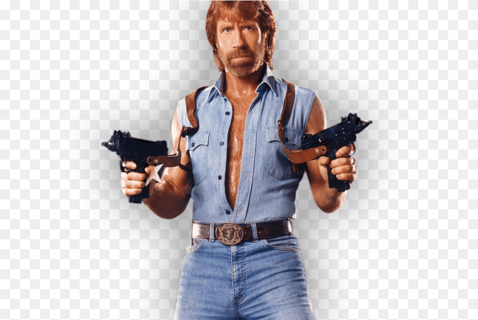Chuck Norris Guns Chuck Norris, Weapon, Handgun, Gun, Firearm Free Transparent Png