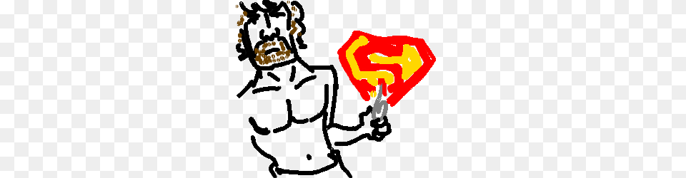 Chuck Norris Kills Superman With Paper Clip, Dynamite, Weapon Free Png