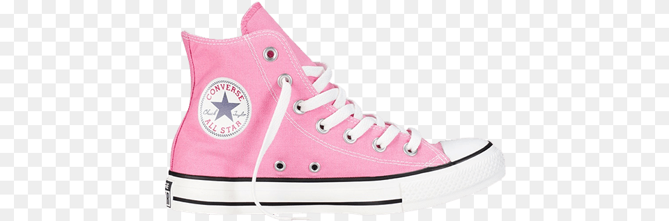 Chuck Taylor All Star Hi Pink Hot Pink Converse High Tops, Clothing, Footwear, Shoe, Sneaker Free Png Download