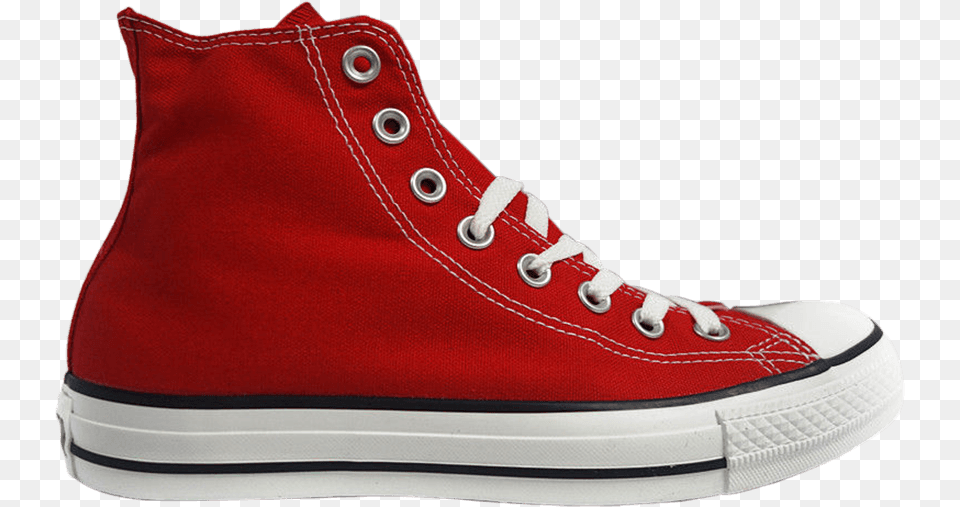Chuck Taylor All Star Hi Top Red Chuck Taylor All Stars, Clothing, Footwear, Shoe, Sneaker Free Png