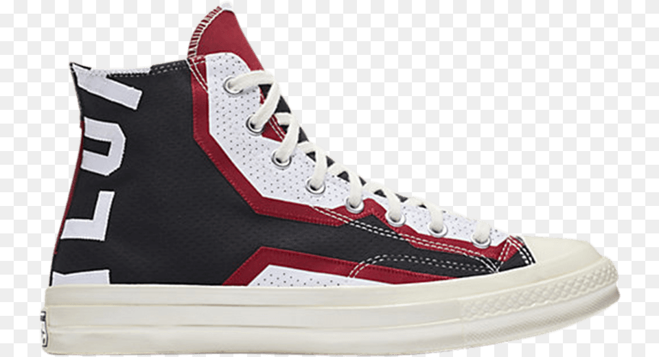 Chuck Taylor All Star High Premium Miami Heat Skate Shoe, Clothing, Footwear, Sneaker Png Image