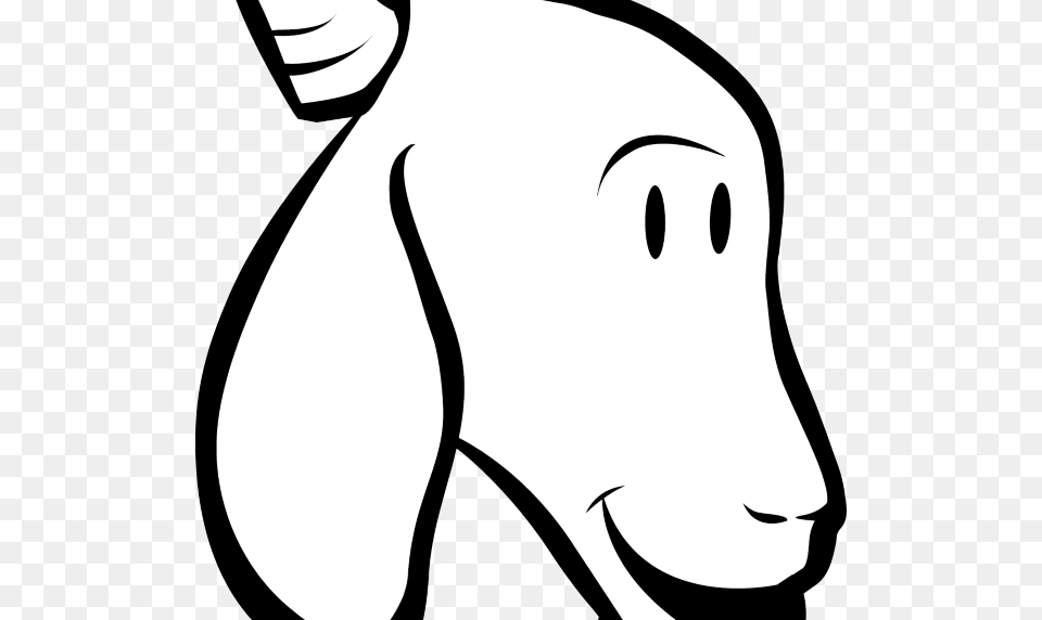 Chuckling Goat Face, Animal, Mammal, Person Free Png Download