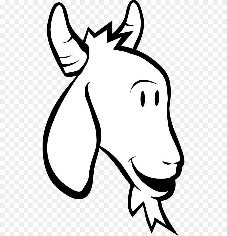 Chuckling Goat Face Download, Stencil, Baby, Person, Animal Free Png