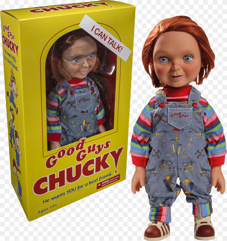Chucky Doll Good Guy Mezco, Toy, Baby, Person, Child Png Image
