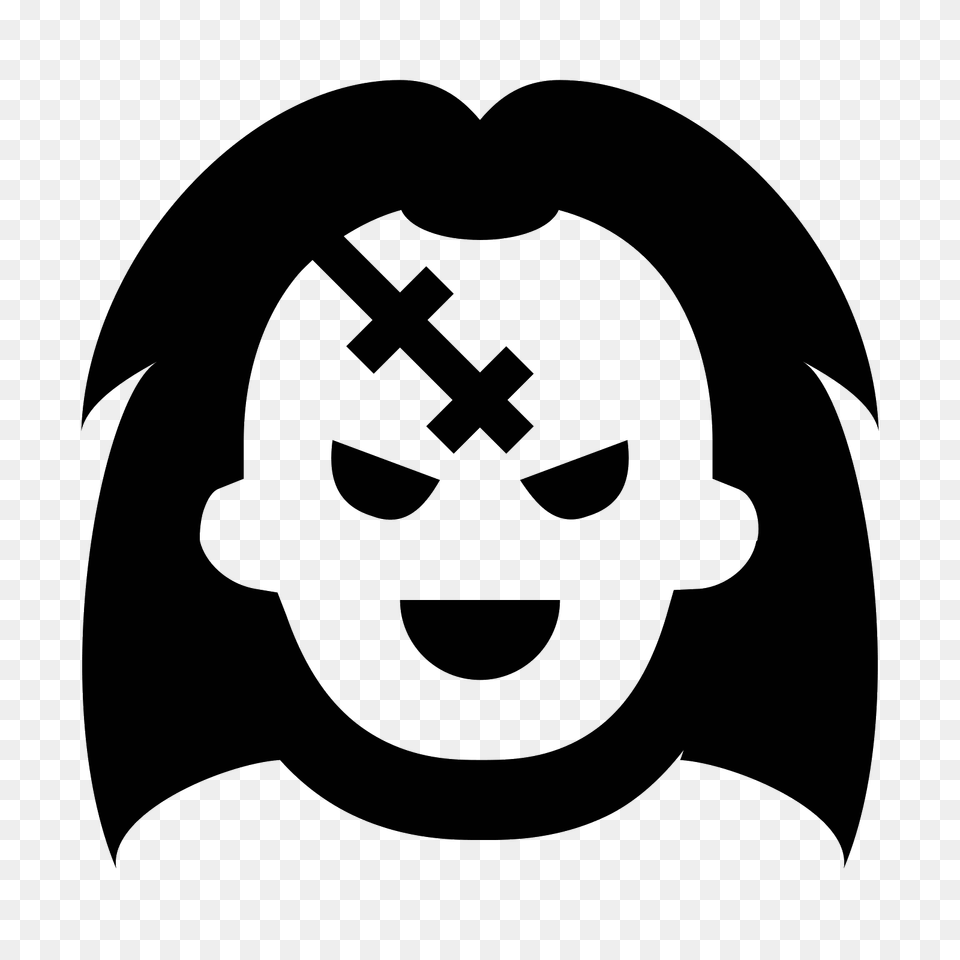 Chucky Icon, Gray Free Transparent Png