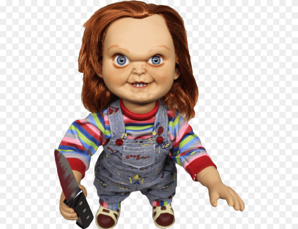 Chucky Looking Up Transparent Chucky, Doll, Toy, Baby, Person Free Png Download