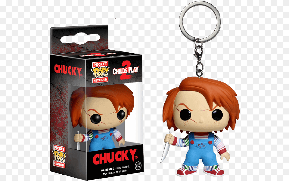 Chucky Pocket Pop Keychain Chucky Funko Keychain, Baby, Person, Toy, Face Free Png