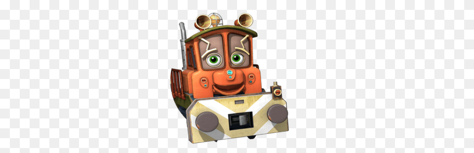 Chuggington Character Calley The Shunting Engine Front View, Bulldozer, Machine, Railway, Train Png