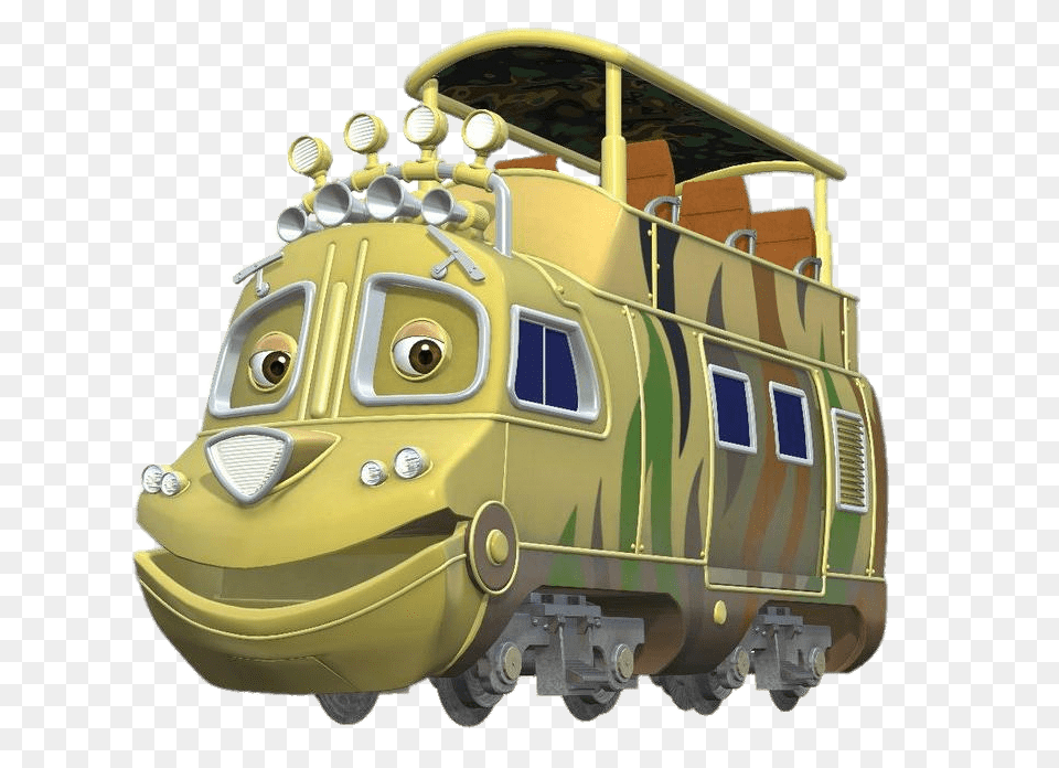 Chuggington Character Mtambo The Safari Park Ranger, Railway, Train, Transportation, Vehicle Free Transparent Png