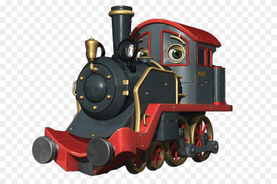 Chuggington Character Old Puffer Pete, Engine, Vehicle, Transportation, Train Free Transparent Png